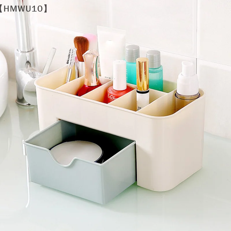 Nail Storage Box Container Cotton Swab Storage Box Accessories Cleaning Desktop Tools Multifunctional Jewelry Box Cosmetic Stor
