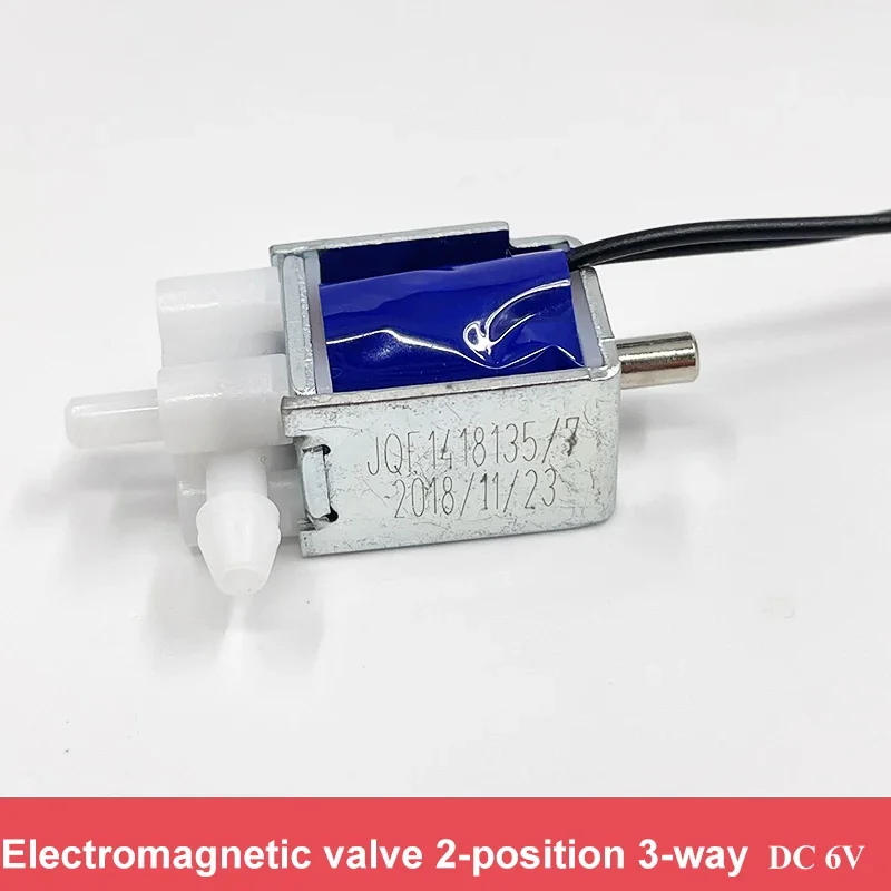 

DC 6V JQF1418135 Electromagnetic Air Valve 2-position 3-way Electrically Controlled for Sphygmomanometer Blood Pressure Monitors