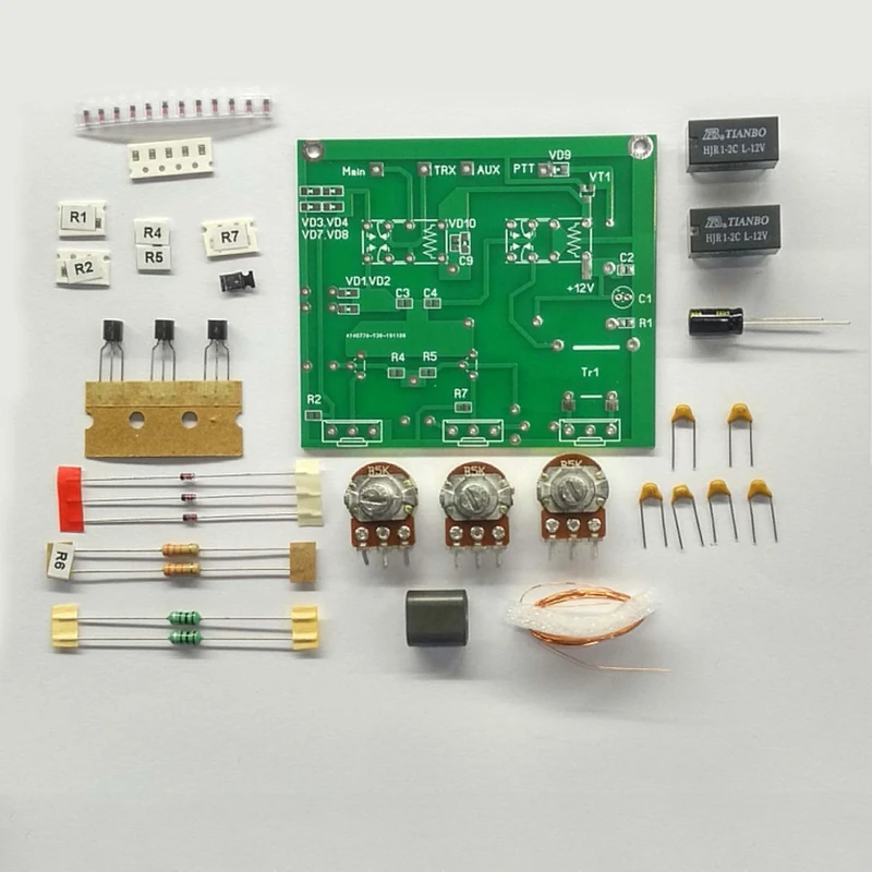 Zestaw części wzmacniacza QRM Eliminator X-phase 1-30MHZ HF Bands do SDR DIY A4GS