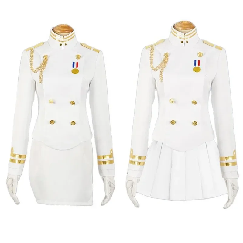 Azur Lane IJN Takeao Atago Mastiff Dog Cosplay Trajes, Uniforme Menina Sexy, Terno de Halloween, Saia de Quadril das mulheres