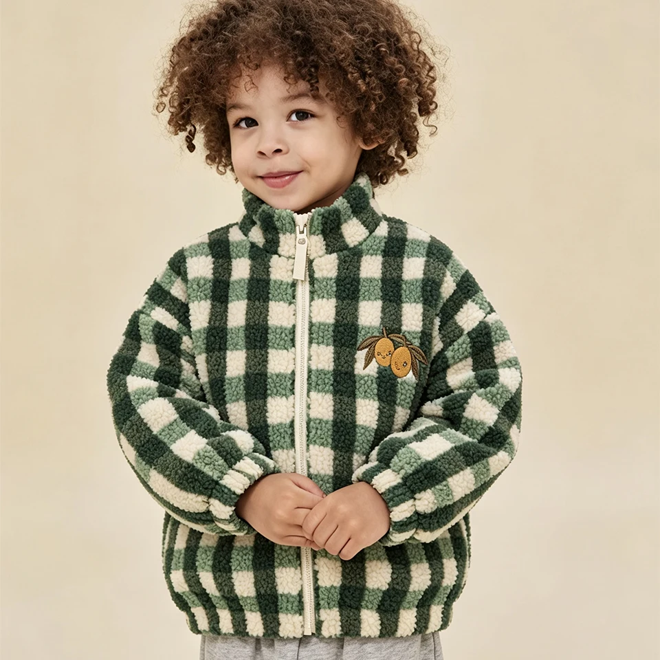 KS Boys Girls Fleece Coat 2026 - Winter Clothing Kids recension och pris