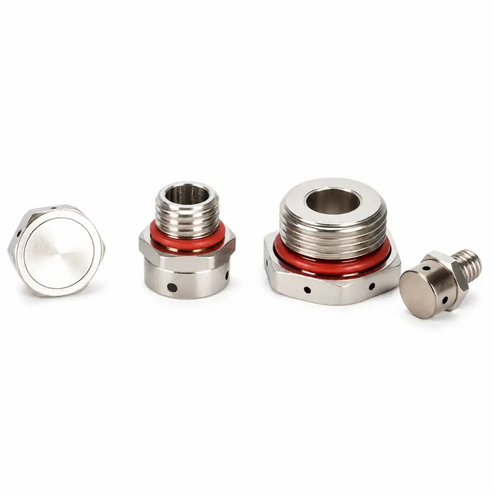 Durable Waterproof Vent Plug Nickel Plated M5 M6 M8 M10 M12 M16 M18 M20 Pressure Balance Plug Brass Automatic Venting Valve
