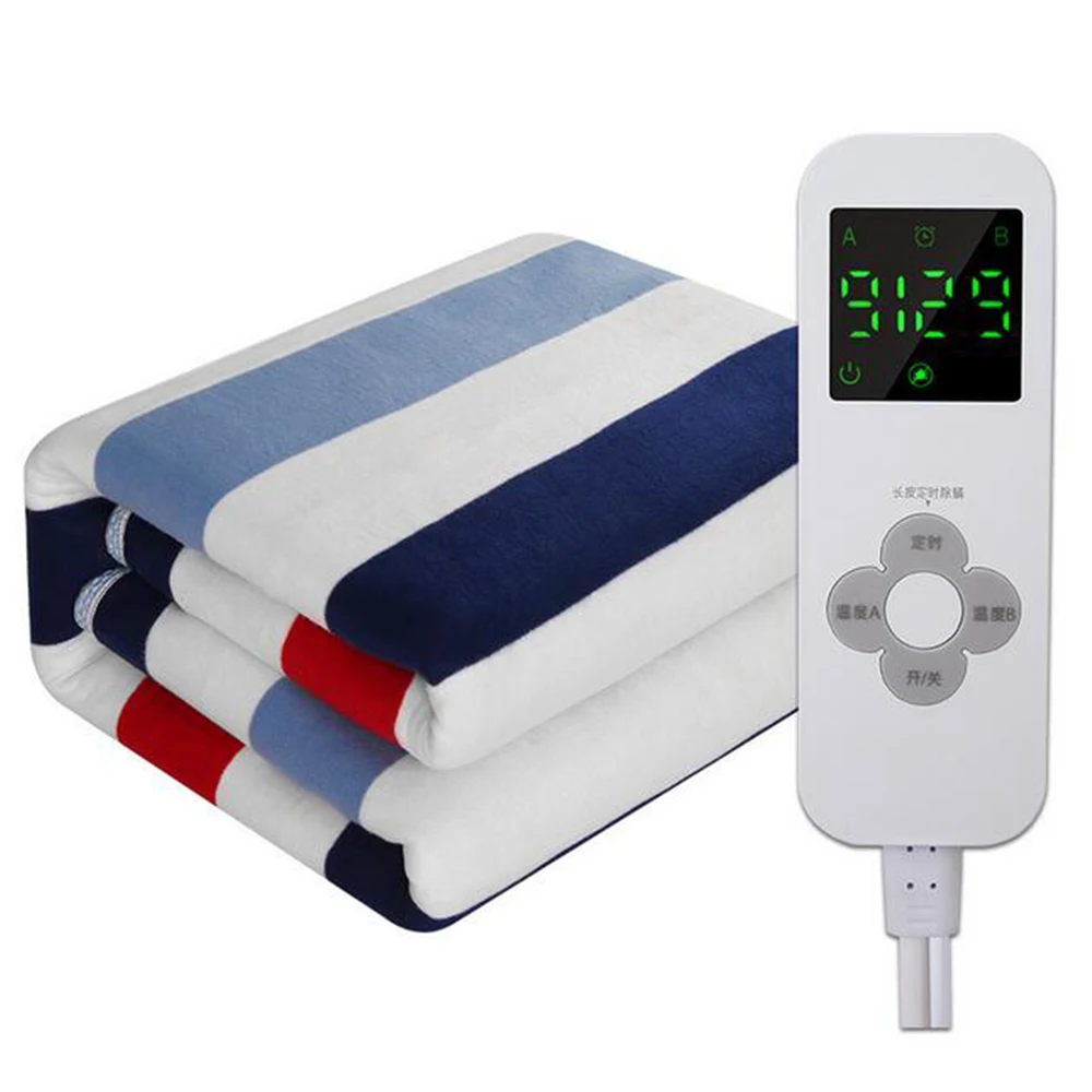 

Heated Blanket Electric 50×60 inches Throw with 6 Heating Levels, 8 Time Settings, 60S Fast Heating, 95°F-140°F Temperature