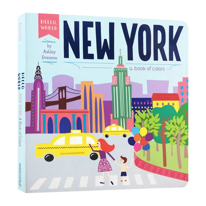 

Hello World New York, Baby Children's books aged 1 2 3, English picture book, 9780448489131