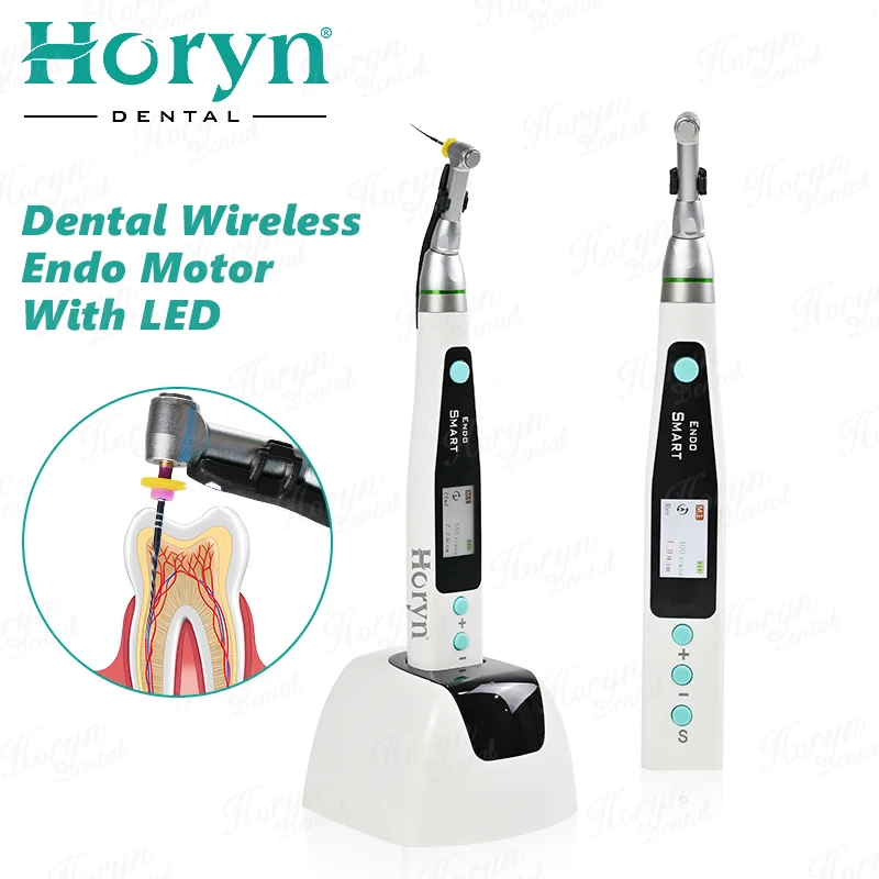 

Wireless New 9 Programs Dental Endo Motor 16:1 Contra Angle Endodontic Instrument Root Canal Rotary Motor Root Canal Instrument