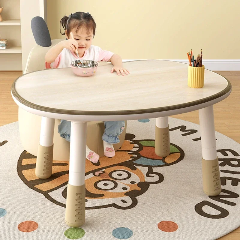 Cadeira de mesa para bebês, conjuntos de mesa para crianças pequenas, amendoim, educação precoce, sofá de leitura ajustável, chão pequeno