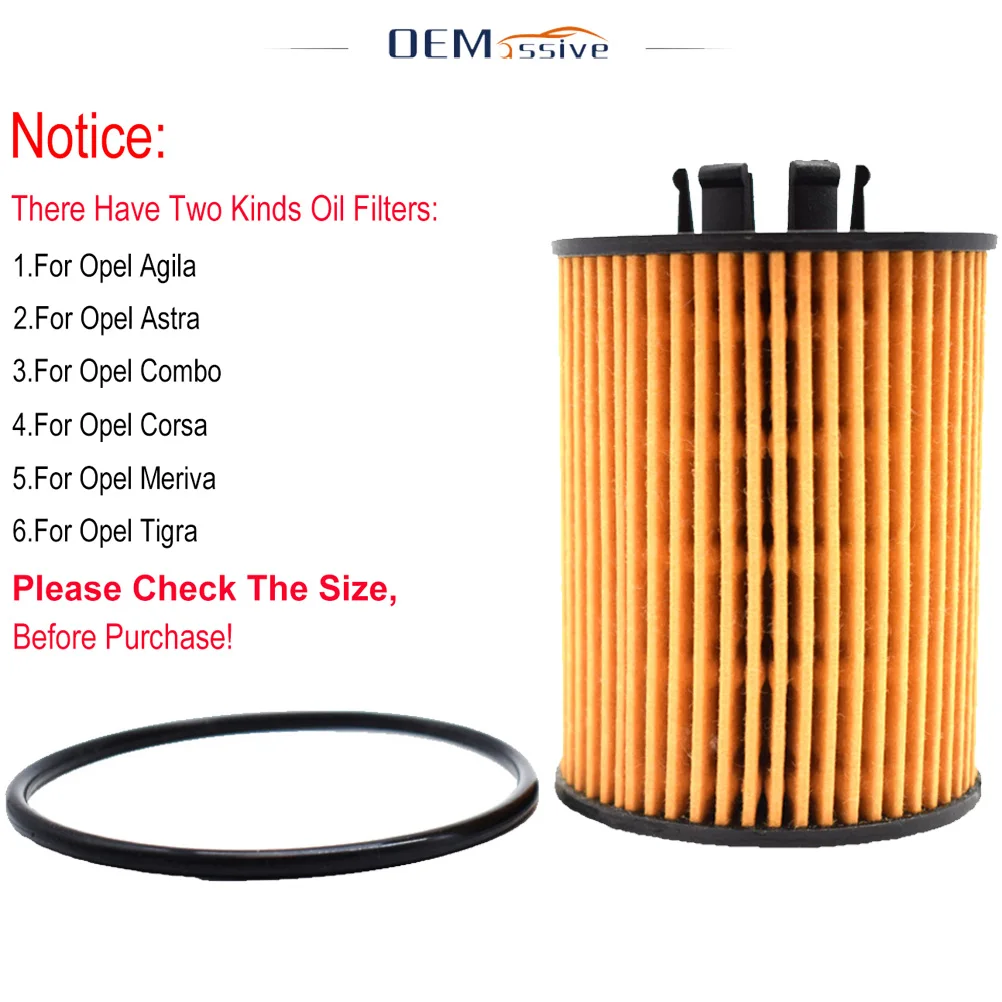 Oil Filter 9192425 For Opel Agila A Astra G H Combo Corsa B C D Meriva Meriva Tigra Twintop Vauxhall Agila 1.0 1.2 1.4 Engine