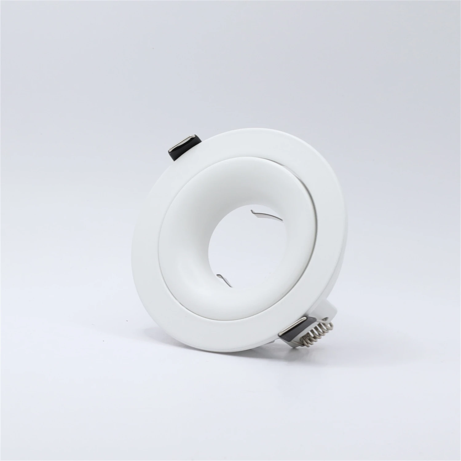 Teto recesso Downlight com suporte do quadro Montado, suporte da lâmpada, liga de zinco Fitting, luminária, MR16, GU10