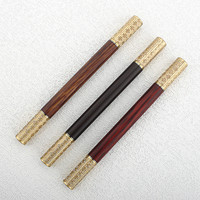 New Fountain Pen EF Nib 0.38mm Metal Matte Black Writing Ink Pen  Double Headed Pen Tip Caliber 3.4MM for Students Gifts