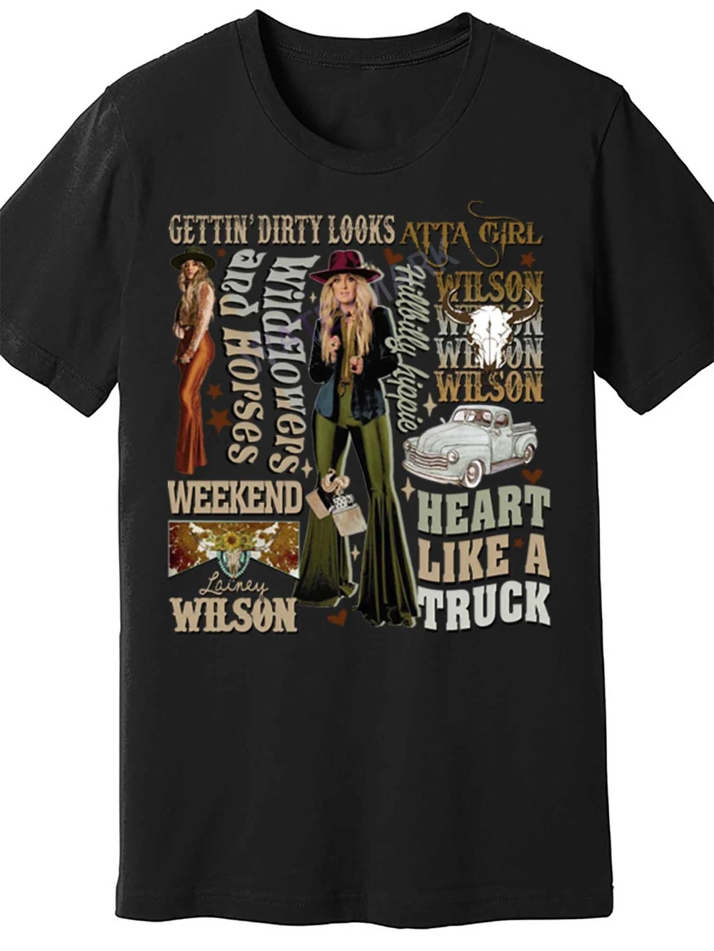 Lainey Wilson Country'S Cool Again TourLainey Wilson Fan 871281 Camiseta divertida de manga corta para hombre, color negro