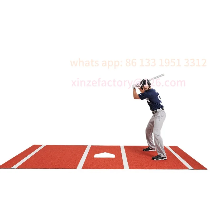 

Baseball mat Non-slip pitching baseball practice mat, softball pitcher batting practice mat