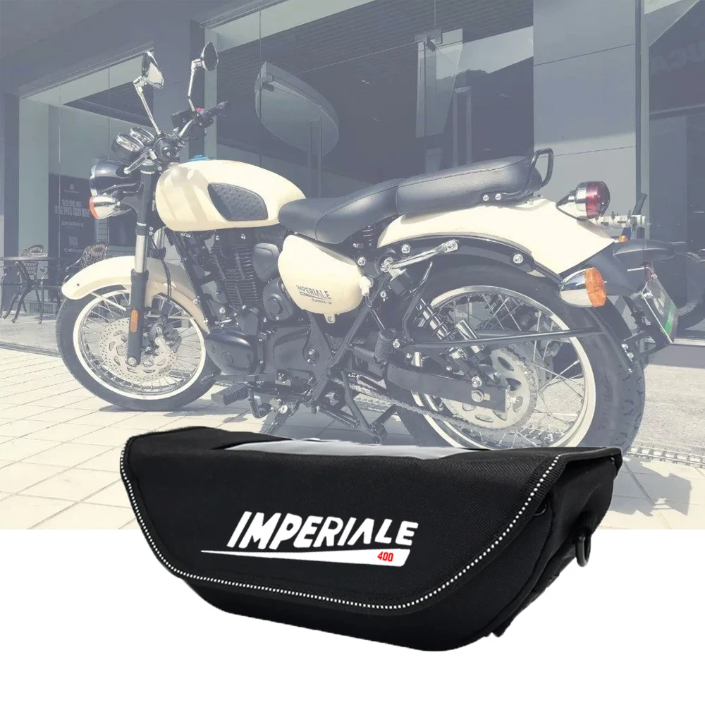 

For Benelli IMPERIALE 400 Imperiale400 Motorcycle Handlebar bag waterproof handlebar travel navigation bag