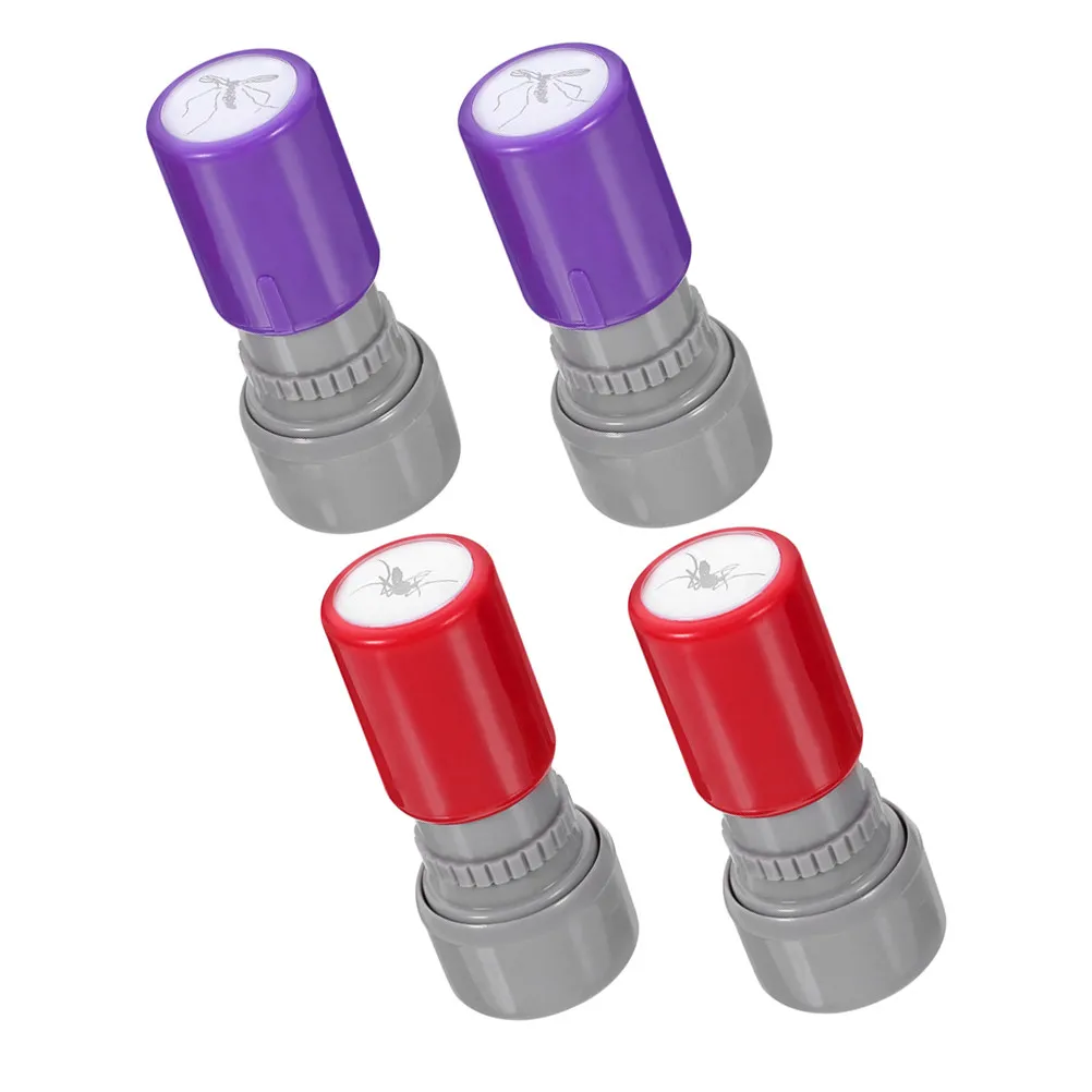 

Набор из 4 штампов для рисования на коже от комаров: универсальный креативный инструмент для вечеринок, фестивалей, школьных проектов, веселых занятий для мальчиков и девочек, праздничный набор