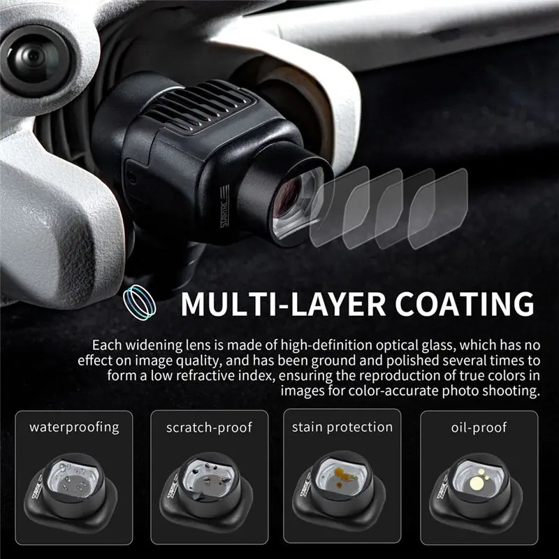 STARTRC Widening Mirror For DJI Drone Professional Aerial Photography For Mini4 PRO Gimbal Camera Multifunctional Accessories