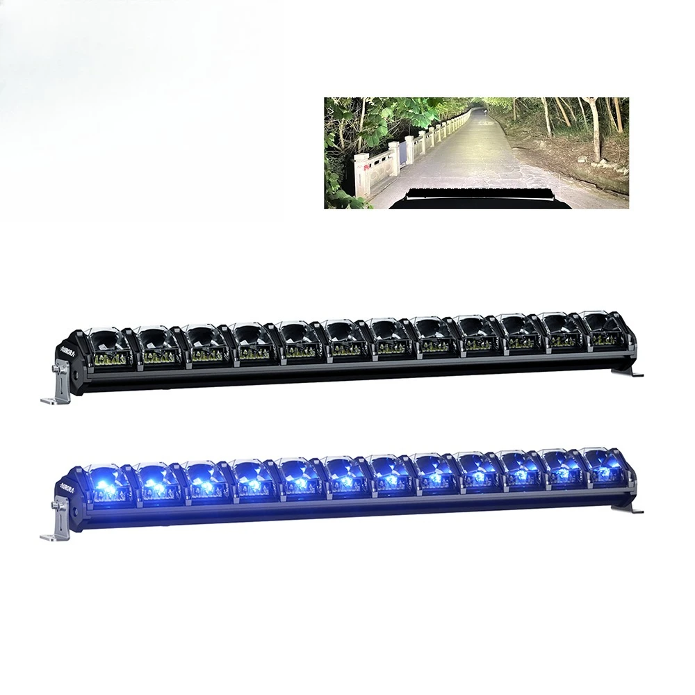 Barre de diodes électroluminescentes évoluée pour éclairage d'ambiance intérieur de voiture, décoration d'interieur tout-terrain, lumière LED RGB