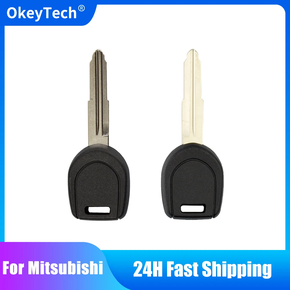 OkeyTech Car Key Cover Case Fob Key Shell for Mitsubishi Shogun Pajero Montero Triton Colt Mirage Left Blade Right Blade