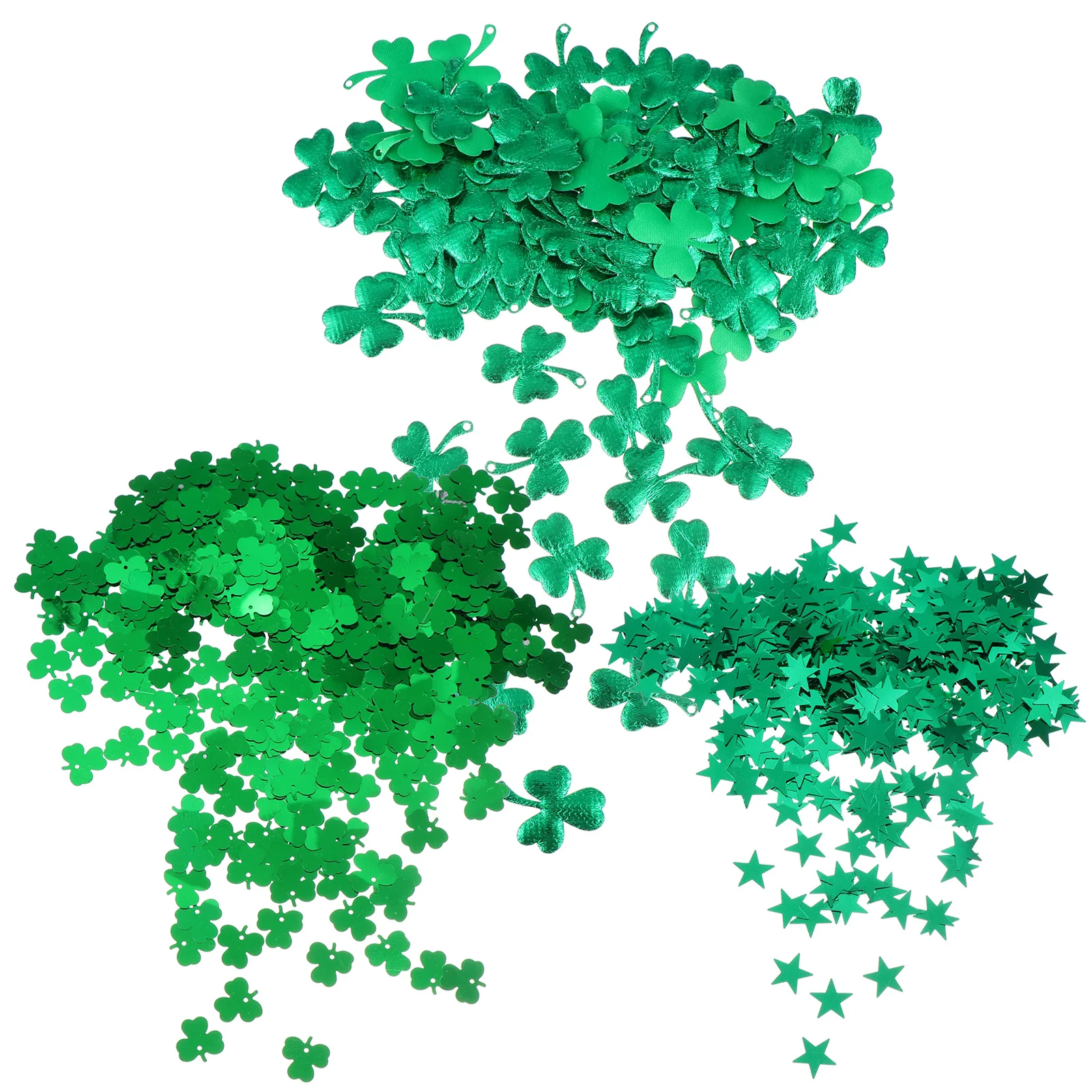 

Shamrock Paper Cut Outs Decorative Pendant Party Favor Clover Props St Patrick Day Supplies DIY Decoration Holiday Charm
