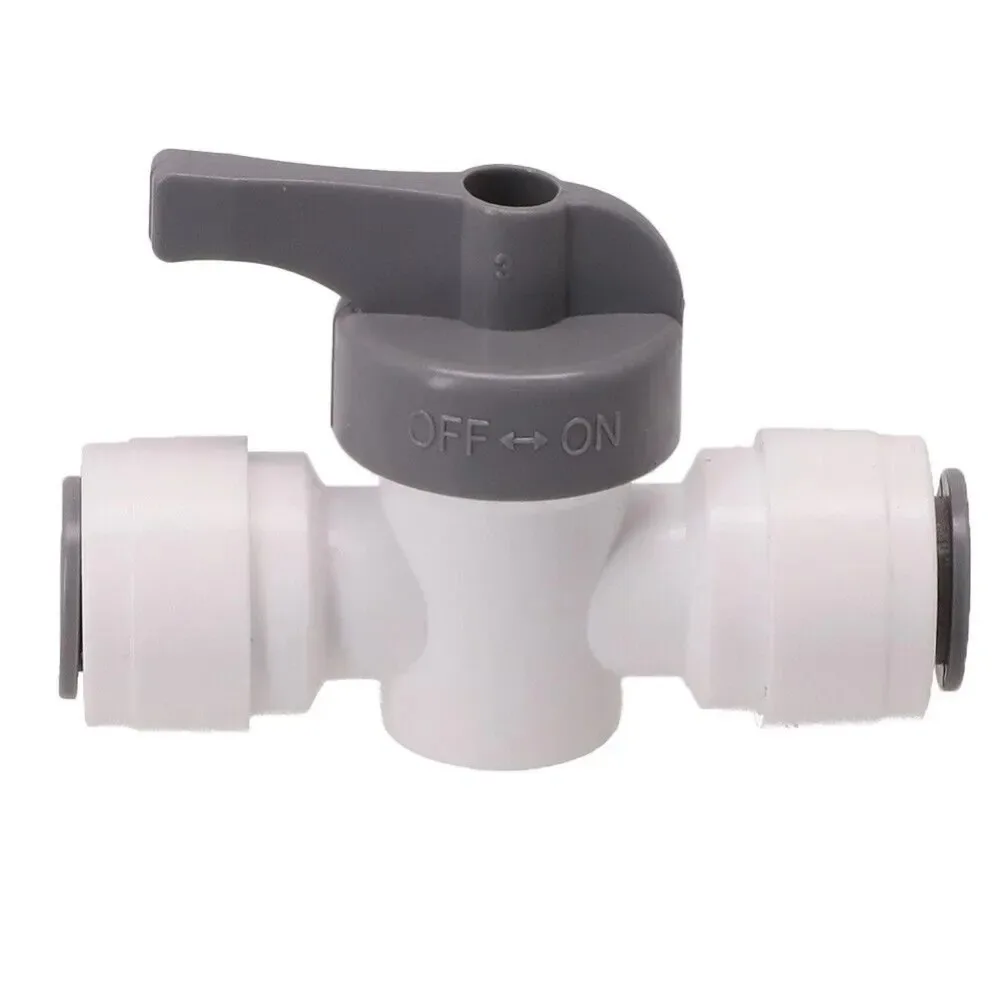 1/2PC 12mm Reliable Shut Off Valve for John Guest Acetal Copolymer Water Purifier Joint OD Stop Tap RV Accessories