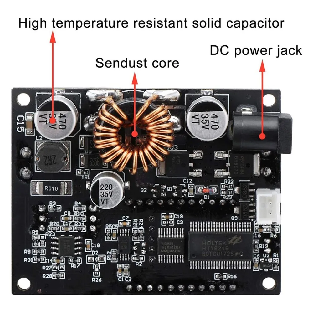 [NEWA76K!】 Boost Buck Converter Adjustable Power Supply Module 5.5-30V Input, 0.5-30V Output(5V/12V/24V), 4A 35W