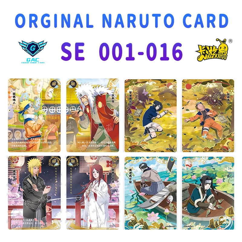 

Kayou Original Anime Naruto Card SE Full Series Single Card Uzumaki Sakura Haruno Sasuke Hinata Hyuga Rare Collection Card Toys