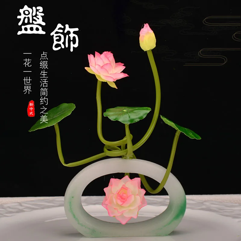 Hotel Display Plate Decorative Flowers Creative Restaurant Plate Decoration Plum Blossom Chinese Dish Embellishment Open-End