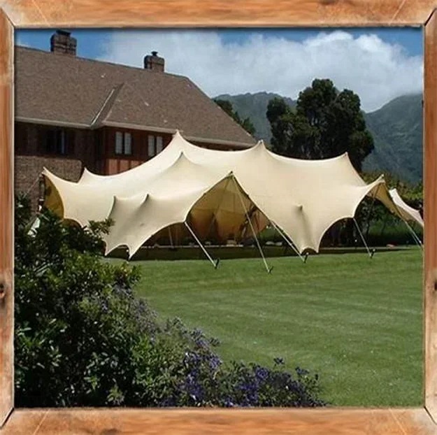 South Africa Style Freeform Stretch Structure Tent 4x6 8x12 10x15 Meters Size Bedouin Stretch Tent Sun Shade