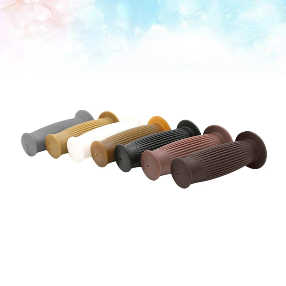 

Handlebar Grips Bike Covers Random Color Striped TPR Rubber Non Slip Shock Absorbing Universal Fit 22-24mm Motorcycle