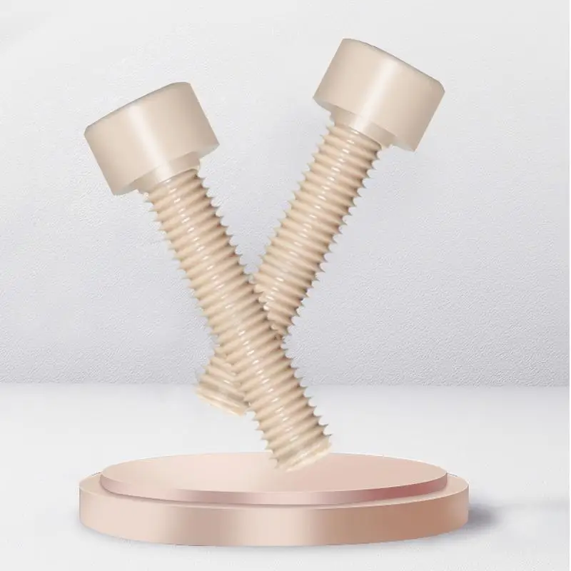 

WESTCREEK 30pcs M5 PEEK socket head cap screw Hexagonal bolt polyether-ether-ketone