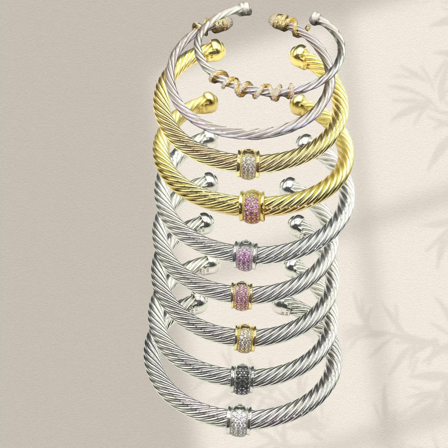 

YK 2025 new 7mm round bead bracelet neutral fashion trend retro personality popular simple luxury jewelry gift