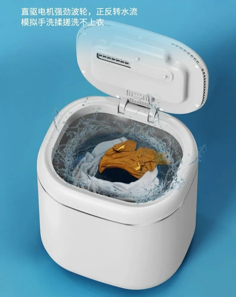 

Мини-маленькая автоматическая стиральная машина для бытовой квартиры с высокотемпературной стерилизацией и стиркой.