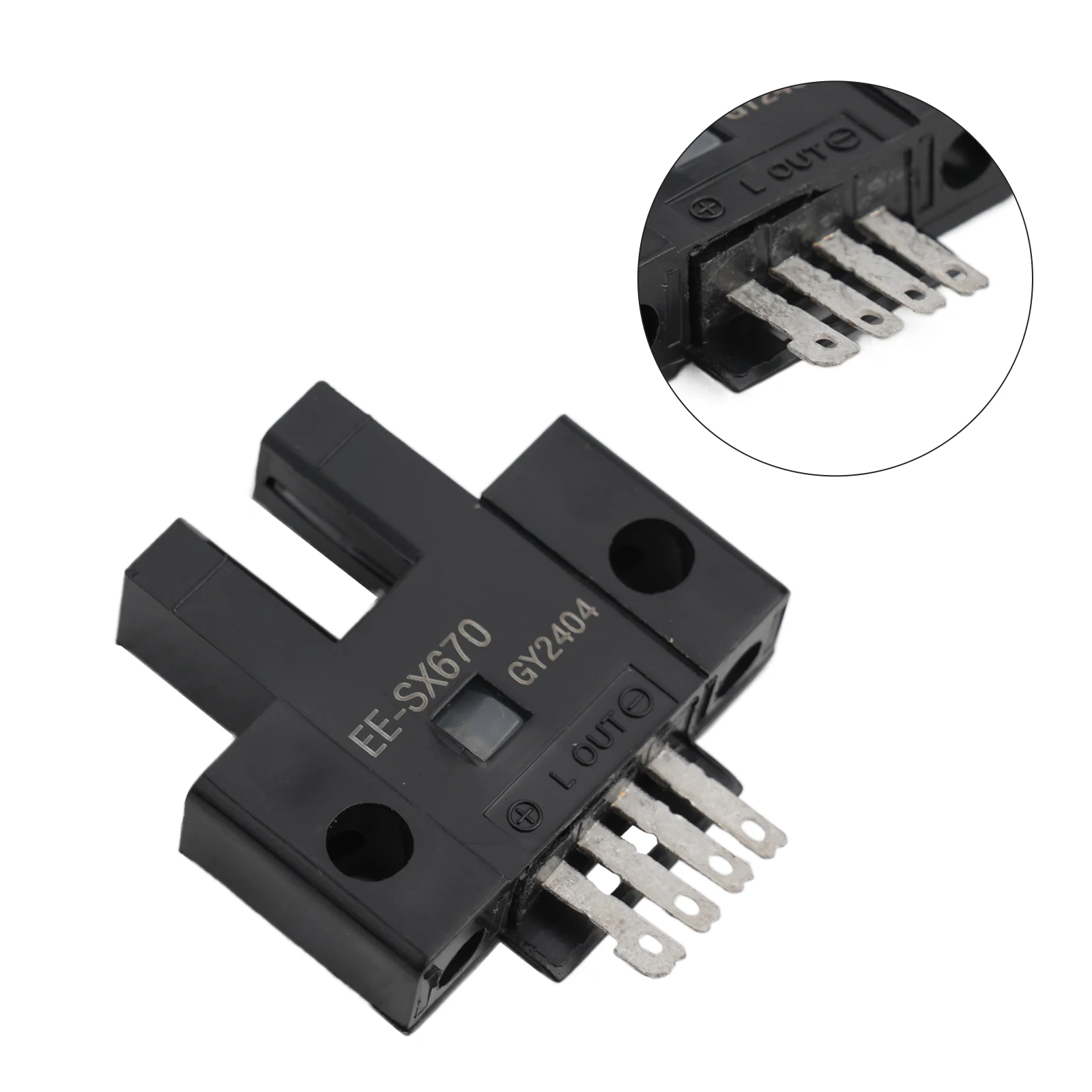 EE SX Series Slot Type Photoelectric Switch with NPN Control Output and 5MM Detection for Elevators and Conveying Equipment