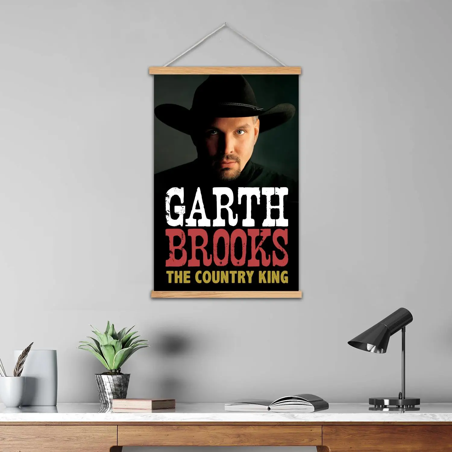garth brooks Framed Wall Painting Canvas Art Poster, Wall Art  Modern Family Bedroom Decor Posters,Decorative painting