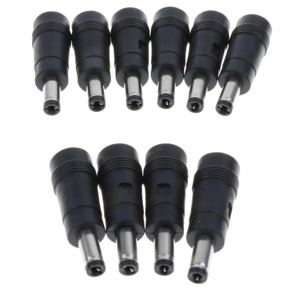 1Set/10Pieces Female 4.0 x 1.7mm Plug to 5.5 x 2.1mm Male Adapter DC Socket