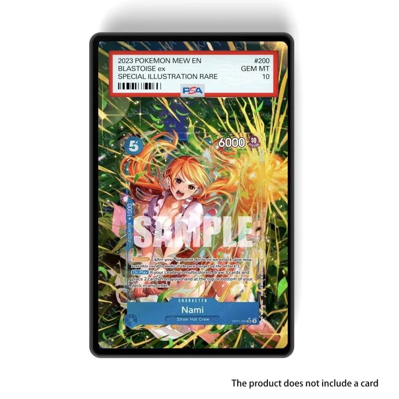 One Piece Monkey D. Luffy Nami Shanks King for Collection Card Psa Display Rack Extended Art Display Case Excluding Anime Card view 3