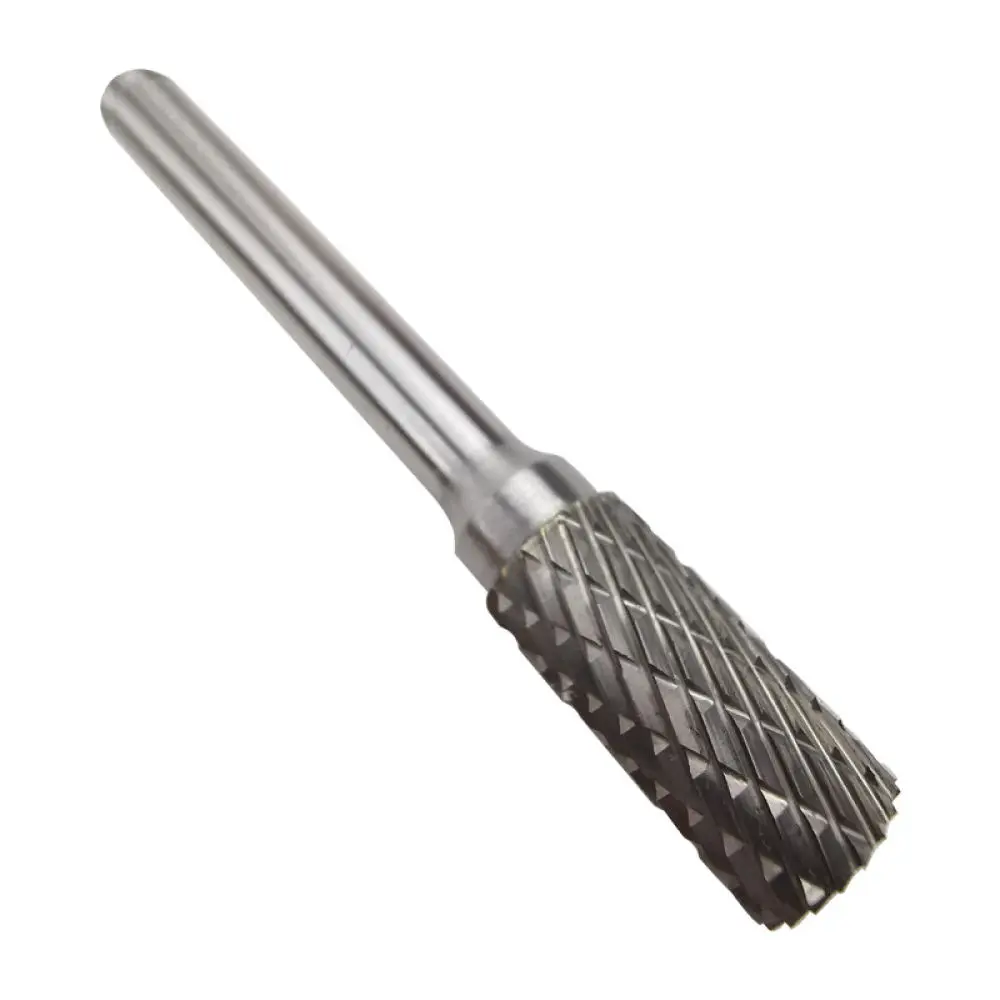 Solid Carbide Rotary File Cylindrical Head A Type Tungsten Steel Milling Cutter For Metal Casting Die Woodworking Grinding