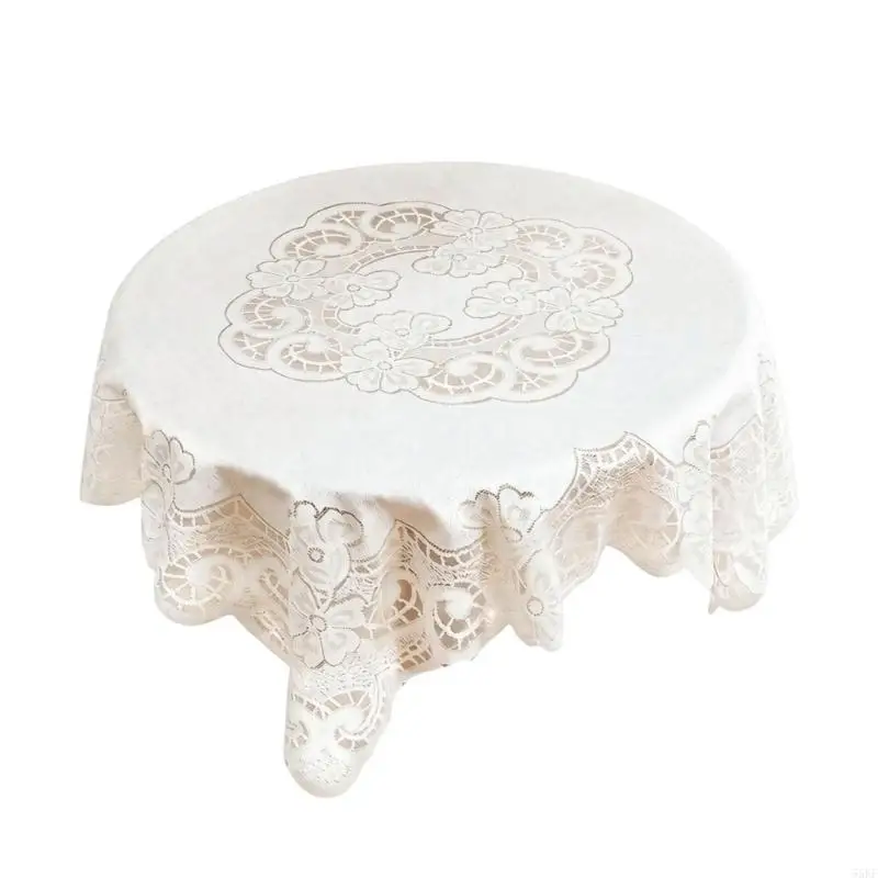 Flower-Design Tablecloth Table Sleeve for Coffee Tables and Dining Table Use 55KF