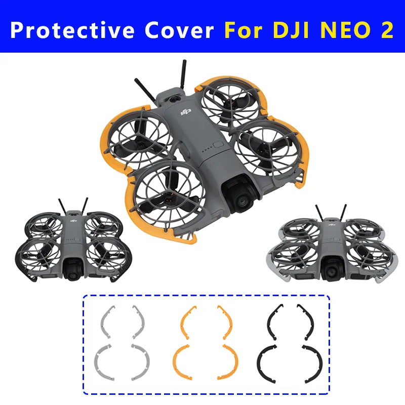 Anti-collision Ring For DJI Neo 2 Drone Propeller Guard Cage For DJI NEO2 Body Wings Protector Blades Anti-drop Cover Accessory