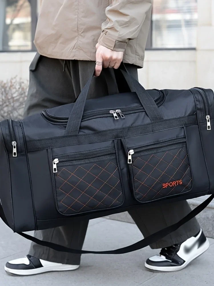 Reisetasche mit großem Fassungsvermögen, lässiger Stil, mehrere Fächer und Taschen, perfekt für Kurzstreisen, Sport-Reisetasche