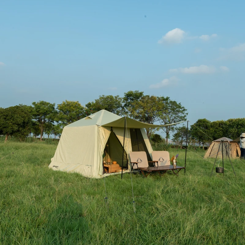 Luxury Large Waterproof Inflatable Safari Air Tent: The Ultimate Family Camping Solution? thumbnail