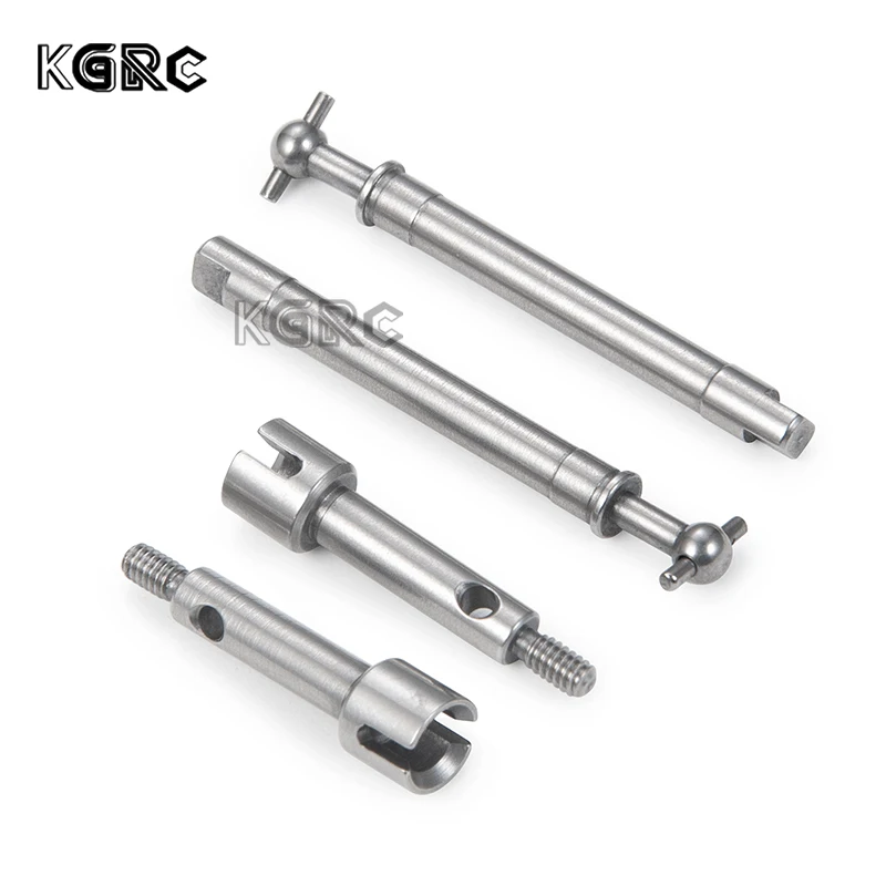 Racing Stainless Steel Front Rear Axle CVD Drive Shaft Set for Axial SCX24 1/24 AXI90081 RC Crawler Car Upgrade Parts