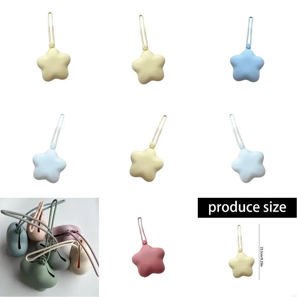 

Cartoon Star Earphone Bag Lovely Pacifier Box Soother Organiser for Infants L8RB