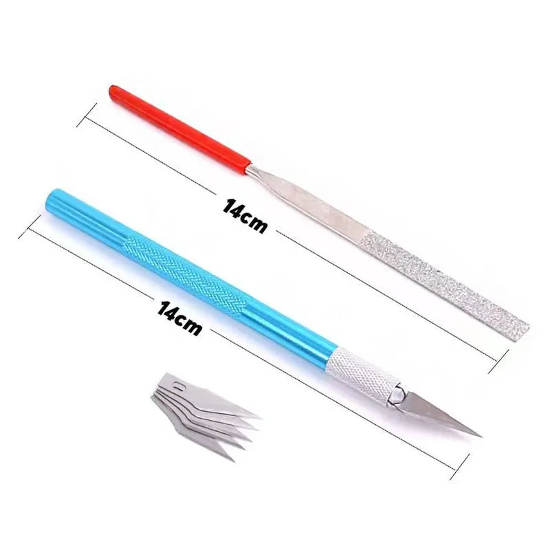 Gundam Model Tool Set Beginner Basic Assembly Tools DIY Hobby Kit, Model Making Combo for Plastic Sprue Cutting - view 5