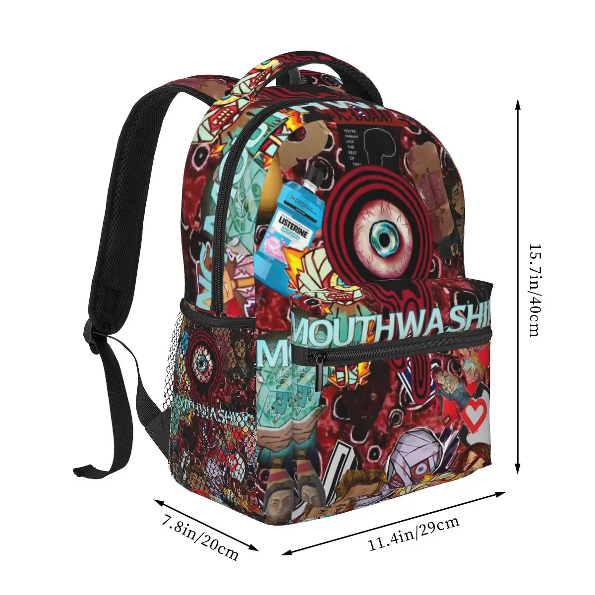 Come To Daddy Game Mouthwashing Merch Backpacks Boys Girls Bookbag Students School Bags Cartoon Laptop Rucksack Shoulder Bag
