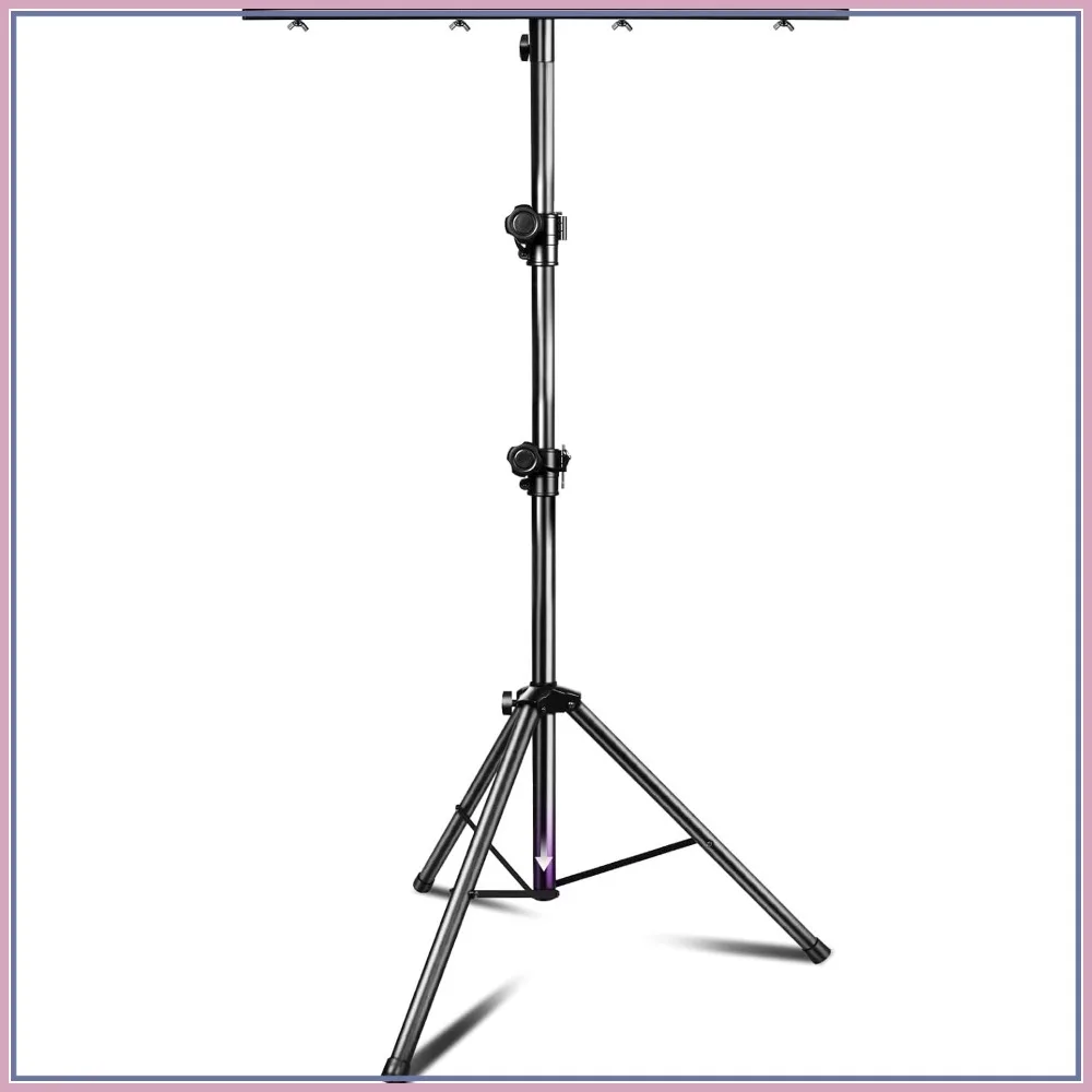 

Adjustable DJ Light Stand for Par Lights, 48.8-114.1 Inches Portable Tripod Stand for Stage, Bar, Banquet