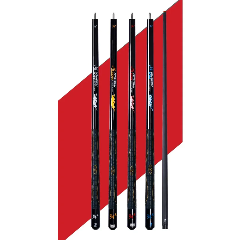 

Premium Billiard Cue 2-Pieces carbon fiber shaft maple wood butt Pool cue stick with 58" Length for sale