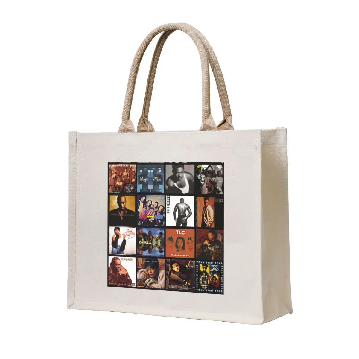 

90s R&B Classics Tote Bag shoping bag Big bag women canvas shopping