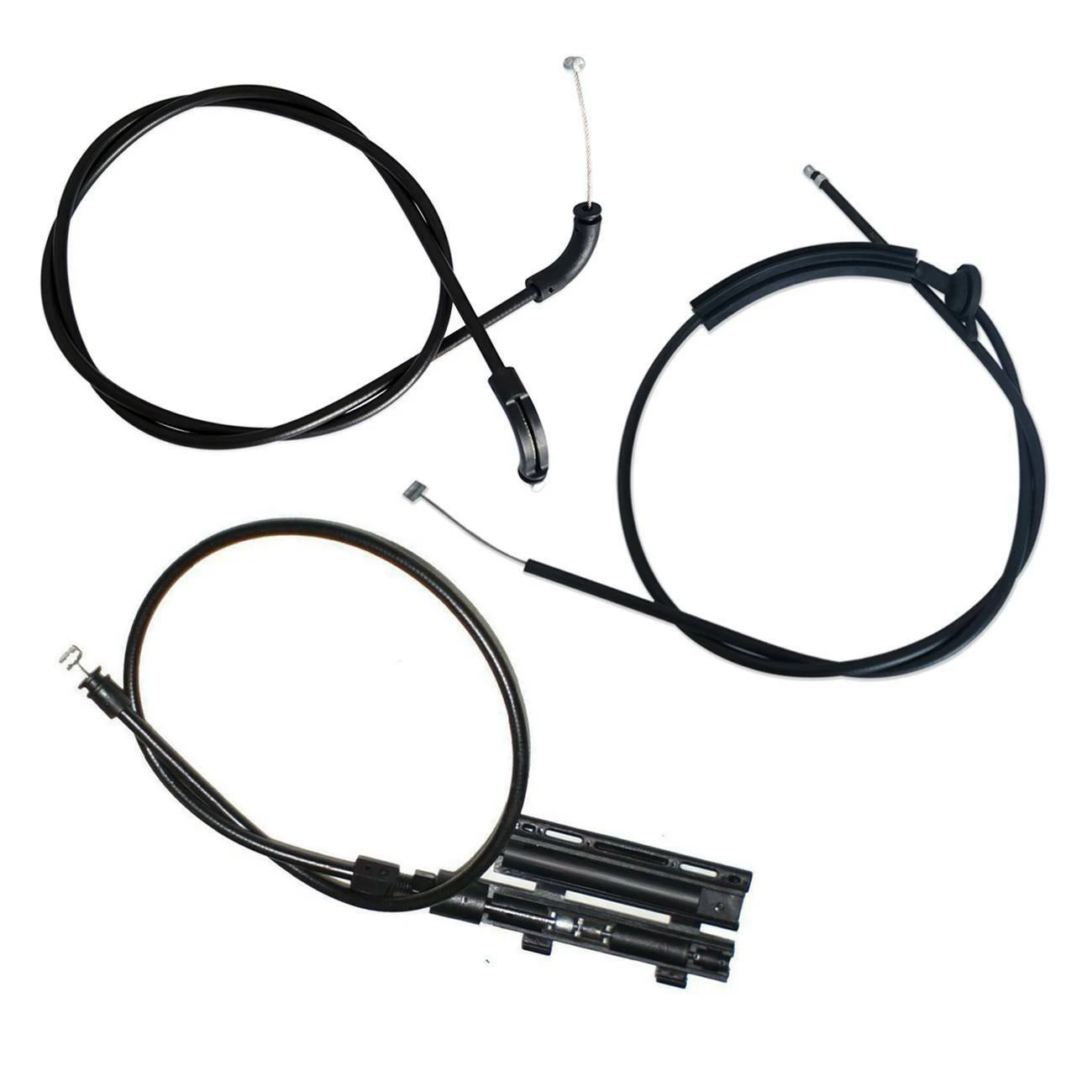 3 Stuks Motor Kap Ontgrendeling Kabel Bowden Kabel Kit Voor Bmw E65 E66 7er 51237197474