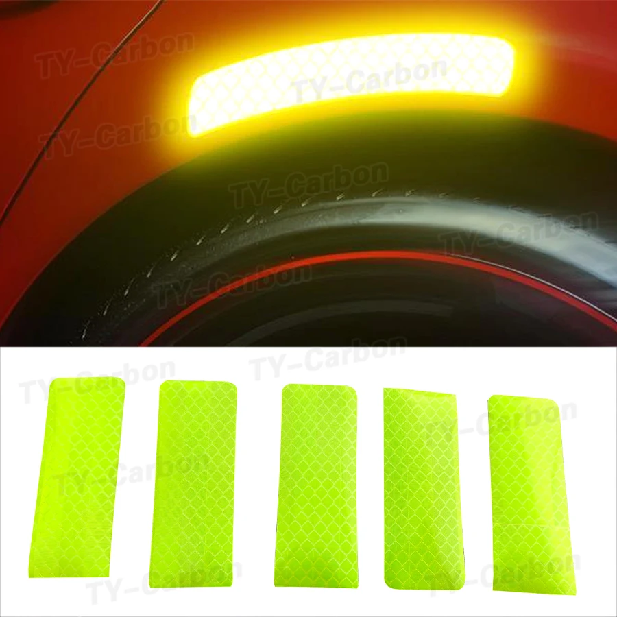 Reflective car stickers for at night PET warning anti-collision waterproof glow-in-the-dark stickers diamond-grade traffic