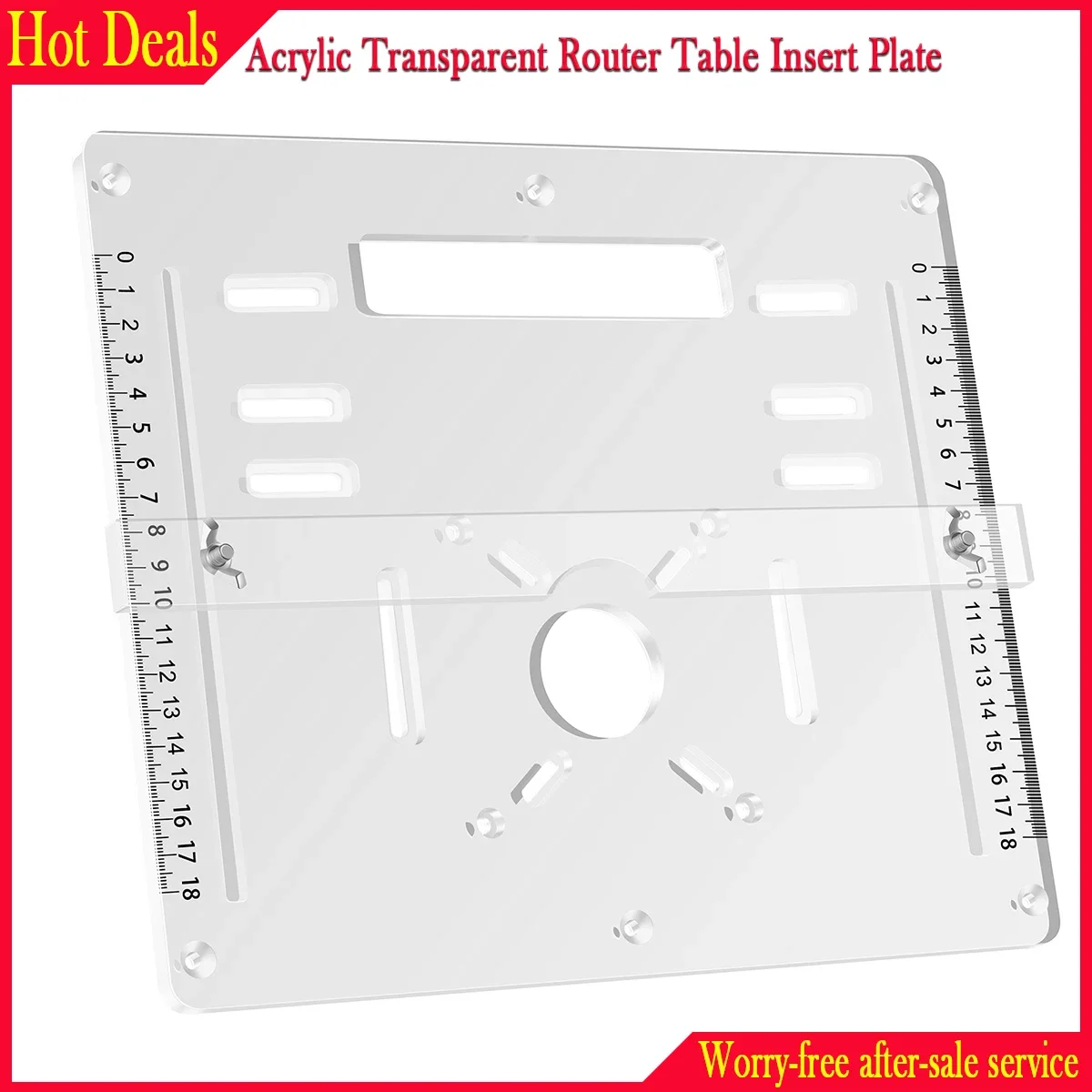 アクリル透明ルーターテーブルインサートプレート木工ベンチ木工トリマー電動木材フライスフリッププレート