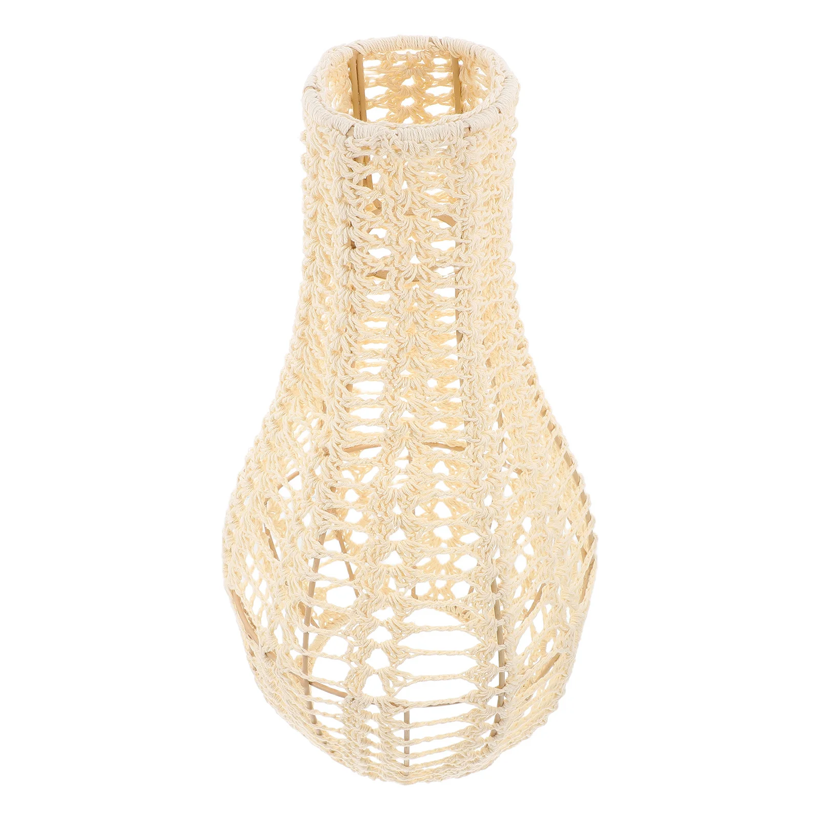 

Cotton Rope Woven Lampshade Stylish Design Easy Installation Warm Ambiance Decorative Lighting for Living Room Bedroom Dining